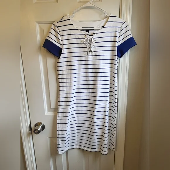 Tommy Hilfiger | Dresses | Tommy Hilfiger Striped Tshirt Dress | Poshmark